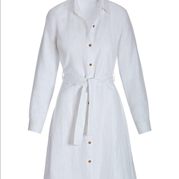 Boston Proper Button Down Dress Style 29447 - Picture 7 of 8